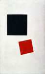 Kazimir Malevich - Painterly Realism. Boy with Knapsack - Color Masses in the Fourth Dimension